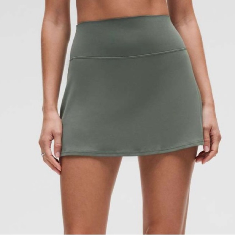 Lululemon NWT Align High-rise Skirt size 6 Dark Forest
